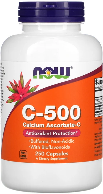 나우푸드 C-500 아스코르브산칼슘-C 캡슐 250정, 1개 - 쿠팡
