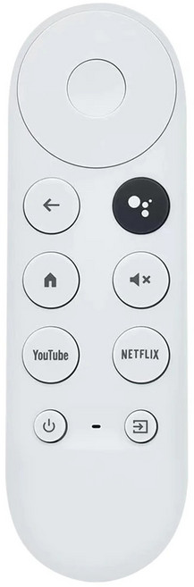 G454V/G9N9N Google TV용 리모컨(4K) - 음성 검색이 가능한 스트리밍 스틱 엔터테인먼트(리모컨 전용), 01 White, 1개