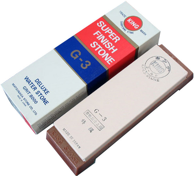 킹숫돌 G-3 #8000방 마무리용숫돌 받침형 칼갈이 연마, 1개