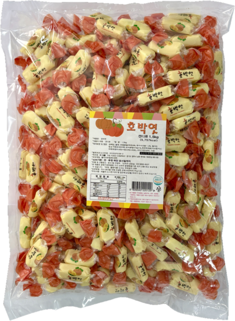 더식품 호박엿 1.5kg 대용량 업소용, 1개