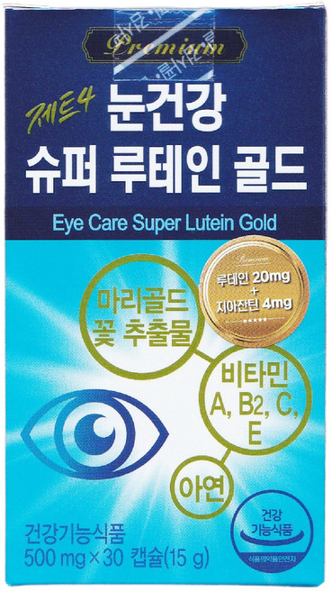 비타민하우스 제트4 눈건강 슈퍼루테인골드 15g, 30정, 1개