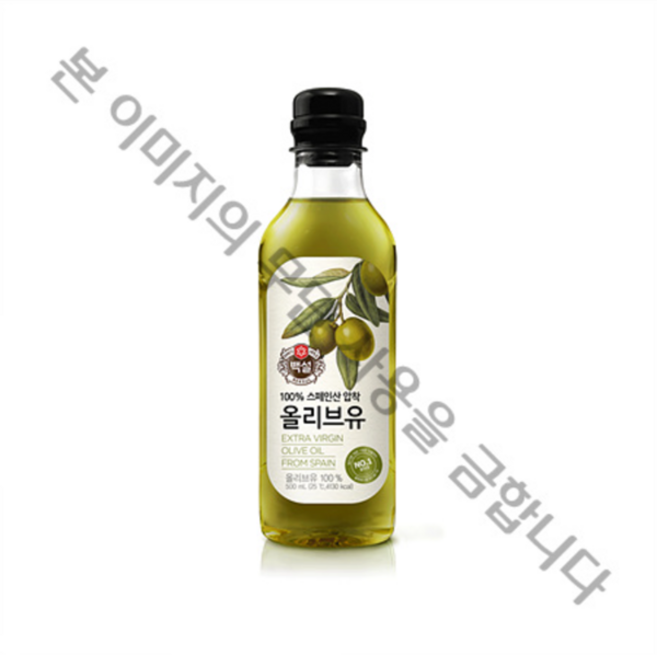 백설 스페인산 압착 올리브유, 500ml, 1개