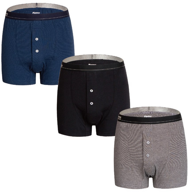 【Pincers品麝士】精梳棉休閒平口褲 純棉透氣 五片式剪裁美式寬鬆男士內褲