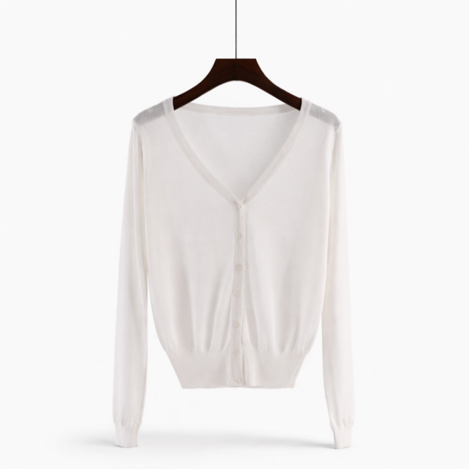 차쿠 여성 봄여름 가디건 환절기 가디건 (블랙 6컬러 한국당일발송)