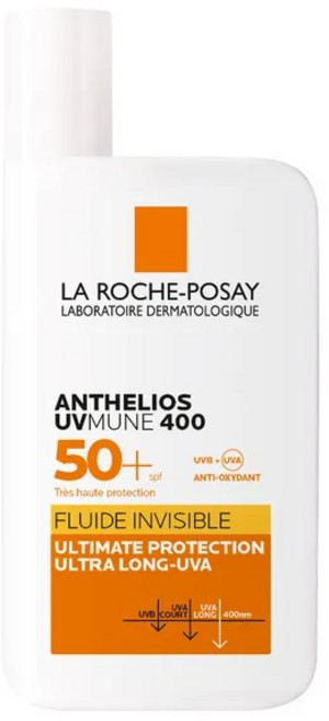 La Roche Posay 프랑스 정품 라로슈포제 안뗄리오스 인비저블 플루이드 SPF50+ 50ml (유향), 1개