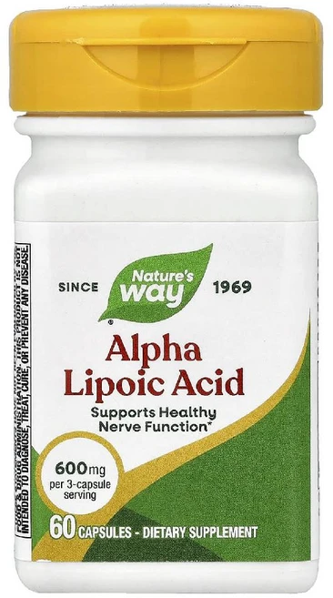 네이처웨이 알파리포산 코엔자임 Natures Way AlphaLipoic 60정(1정당 200mg), 1, 60정 - 쿠팡