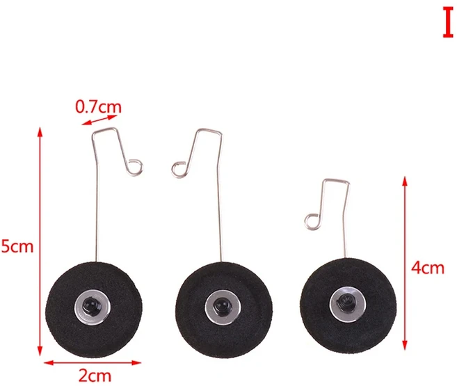 바퀴가 달린 RC 폼 손 던지기 글라이더 랜딩 기어 키트 Cessna J-11 J-20 SU27 Z51 F22 용 비행기 액세서, 08 Type 9