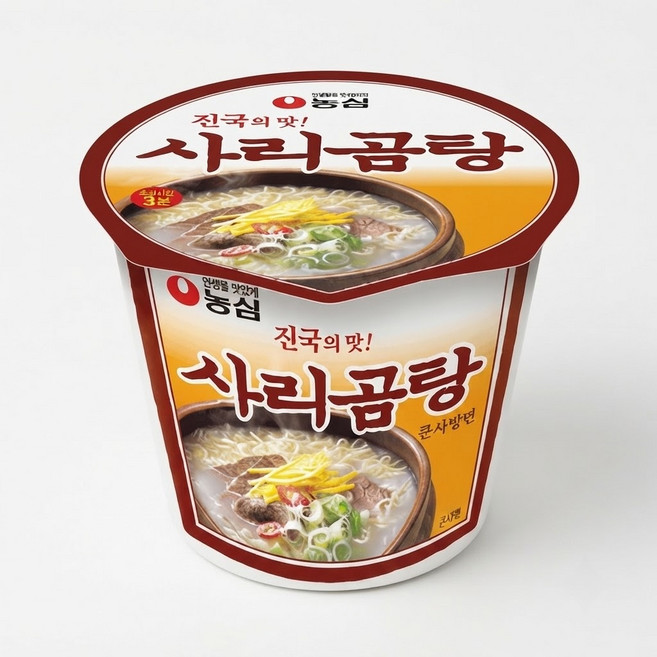 농심 사리곰탕 큰사발면 111g x 16개입, 16개