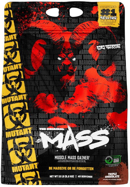 뮤턴트 더 오리지널 머슬 매스 게이너 트리플 초콜릿, 1개, 6.8kg
