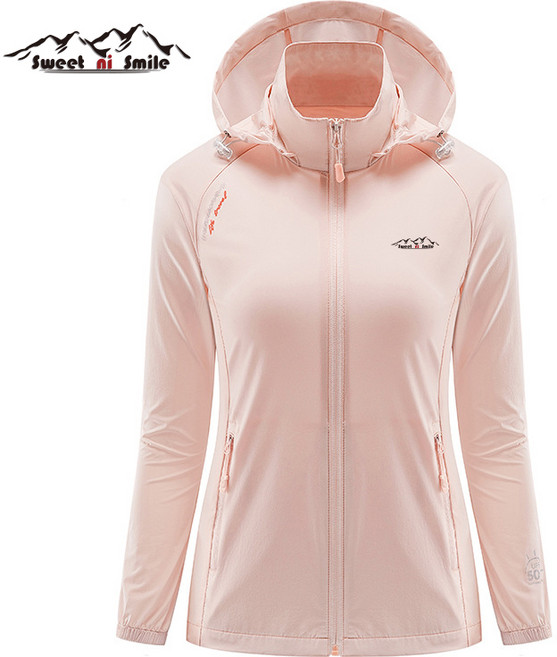 Sweet ni smile 경량 집업 비치웨어 윈드브레이커 후드점퍼