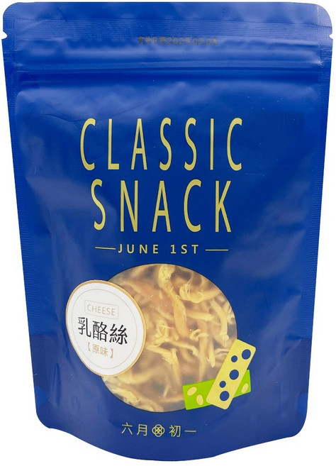 六月初一 CLASSIC SNACK 乳酪絲, 45g, 1個