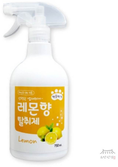 우노구나 깨끗하개 레몬향탈취제750ml 고양이냄새제거