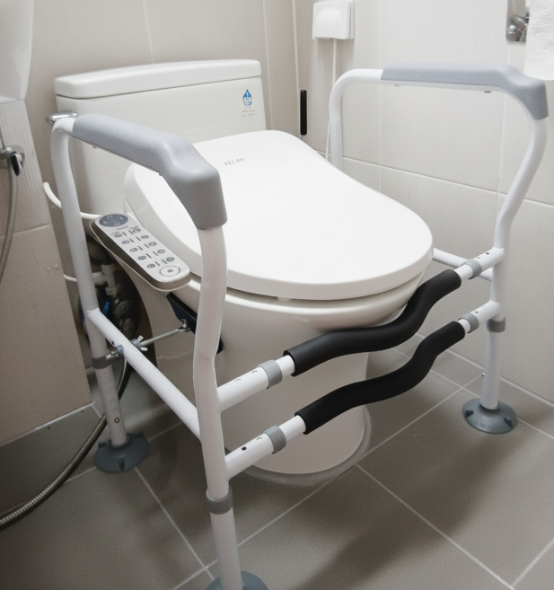 솔브릭 무타공 화장실 안전손잡이