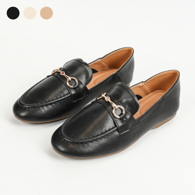 페조 여성 로퍼 플랫 단화 천연소가죽 구두 PZLPLT 9668