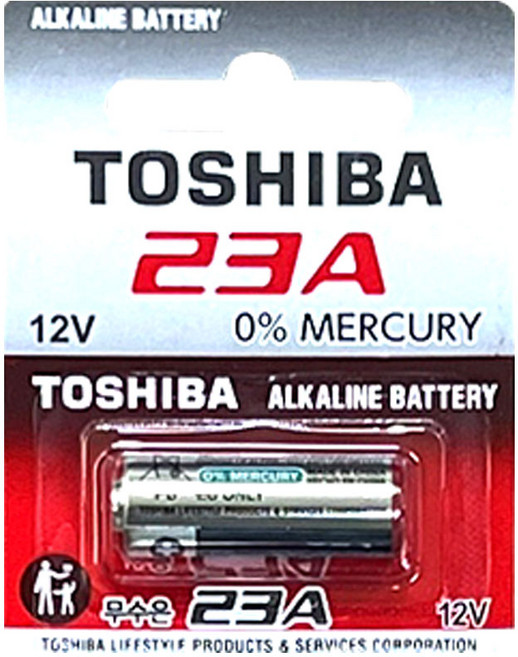 도시바 알카라인 건전지 12V 23A 1개입, 1개