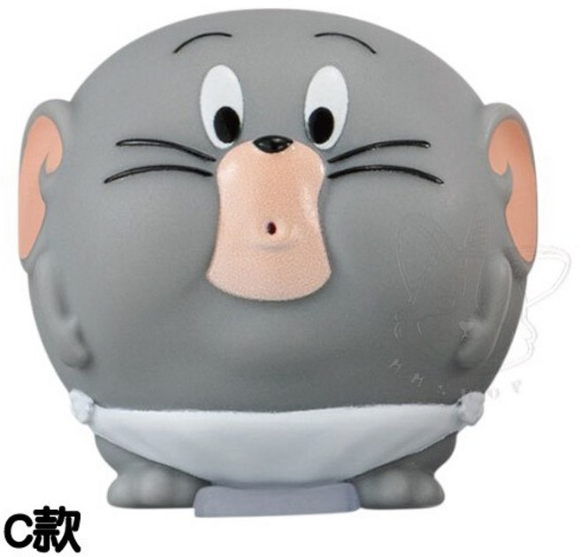 BANDAI 湯姆貓與傑利鼠發光公仔, 1個, C款/泰菲鼠1J180