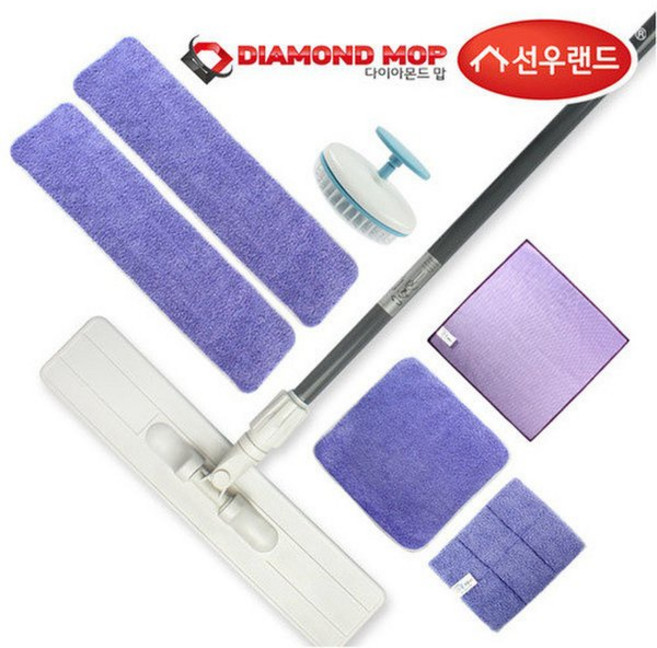 선우랜드 (모바일)제3소재 다이아몬드맙 밀대청소기 10종(실속구성), 선우랜드 (모바일)제3소재 다이아몬드맙 밀대청소기 10