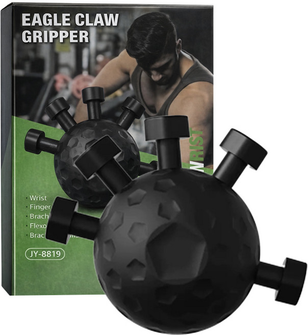 오드헬시 손가락운동 손가락악력기 손가락운동기구, 블랙, 1개