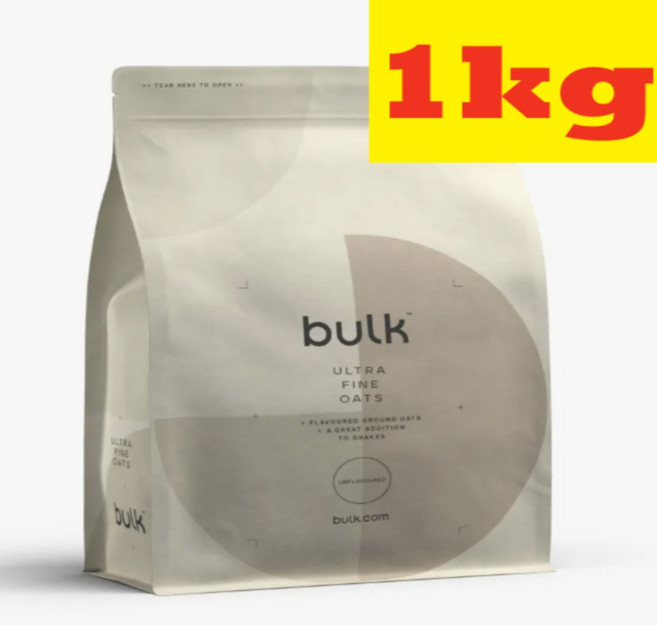 1Kg 벌크 프로틴 울트라 파인 오트 인스턴트오트 언플레이버 무맛 bulk ultra fine oats intant oat, 1개