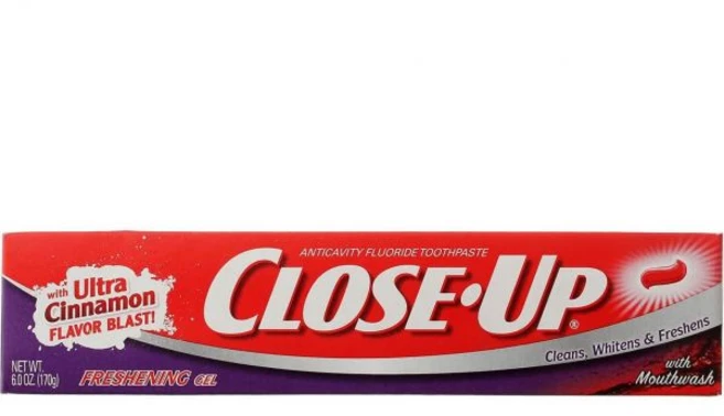 클로즈업 시나몬 레드 젤 충치 예방 불소 치약 6온스(2팩), 6 Ounce (Pack of 2) - 쿠팡