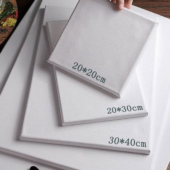 棉質畫布 油畫布 壓克力畫布 寫生繪畫 藝術創作 拍照道具, 1個, 20*30cm