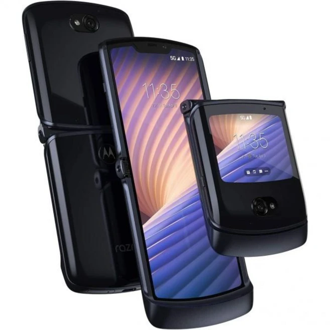 모토로라 스마트폰 핸드폰 - 모토레이저 5G 256GB 잠금 해제 광택 흑연 PAGS0007미국 리퍼, RAZR 5G, black - 쿠팡