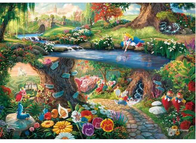 [듀얼라이프] 뉴 디즈니 킨케이드 캔버스형 보석십자수 4050, 1개