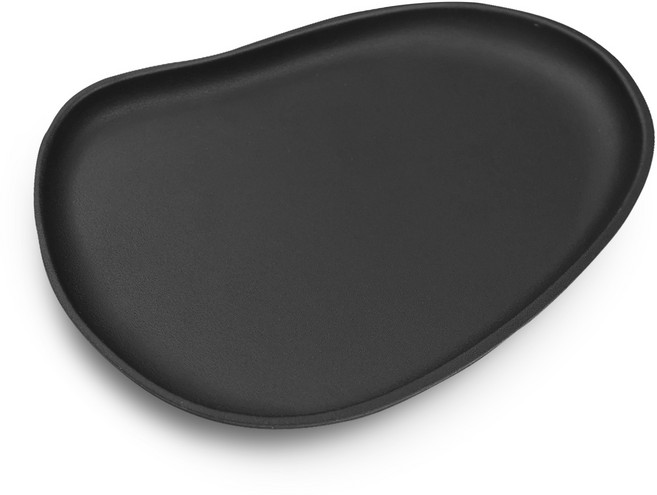 [페니체] 페블 트레이 악세서리 트레이 인테리어소품, 1개, 블랙