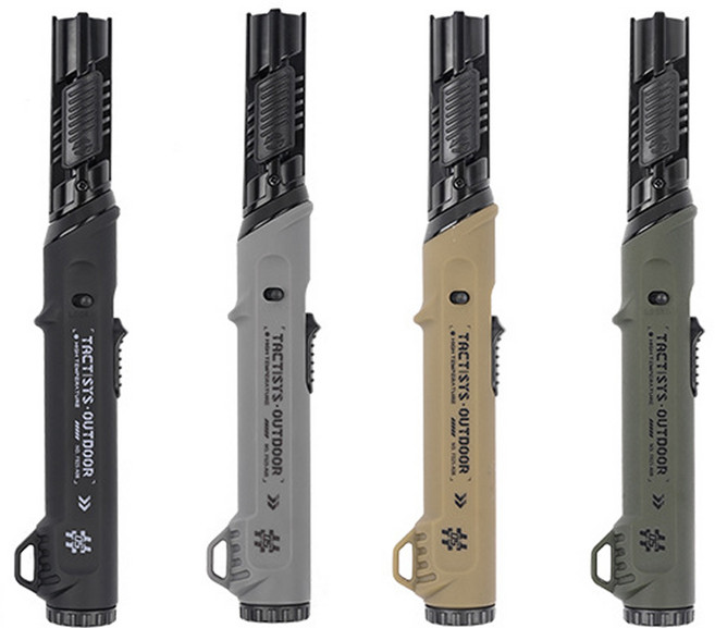 브리즈피크 택티컬 토치 캠핑 휴대용, 1개, 그레이