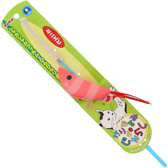 페티오 고양이 낚시대장난감 케리구르미, 1개, 미니새우