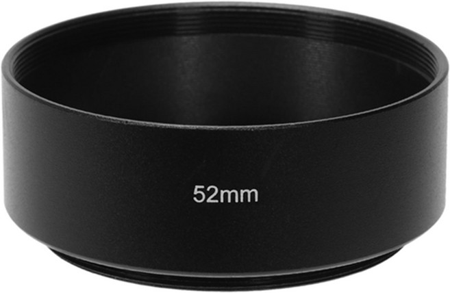 캐논 호환 니콘용 카메라 렌즈 후드 50mm F1.8 도구 고 렌즈 후드 52mm, 보여진 바와 같이, 하나, 한개옵션0, 1개