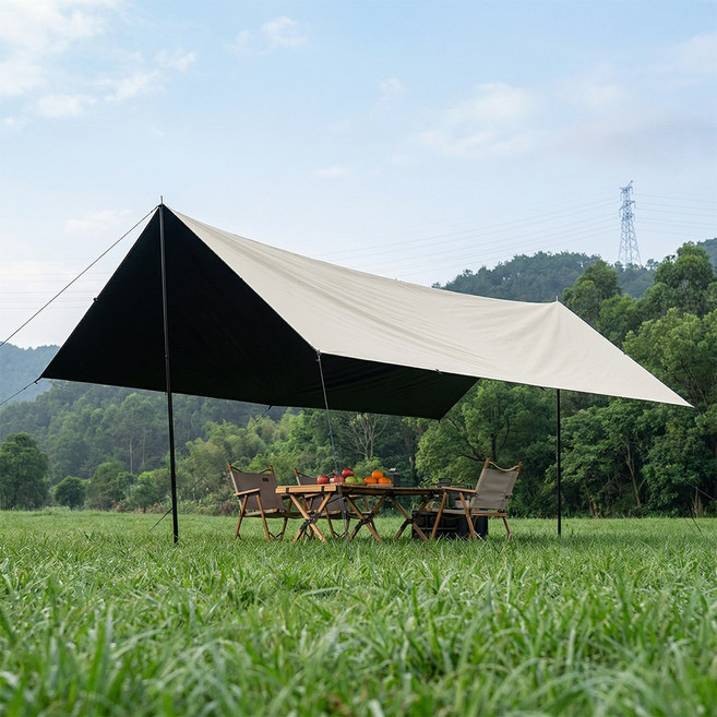 KAIROS OUTDOOR타프 캠핑 블랙 코팅 타프옥스퍼드원터치 3x3, 3X3-F