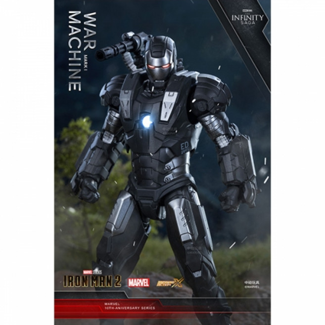 [국내발송]ZD toys 마블 아이언맨 2 워머신 마크 1 피규어, 1개