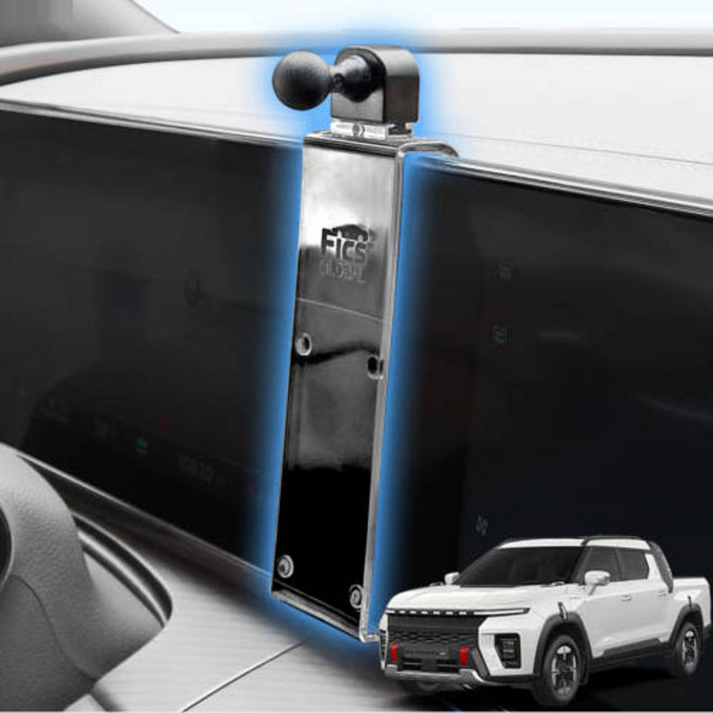 무쏘 EV 전기차 호환용 차량용 핸드폰 거치대, 맥세이프 무선충전거치대 S21, 마운트 만, 1개