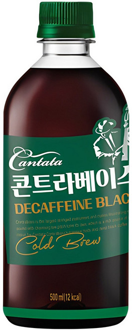 칸타타 콘트라베이스 디카페인 블랙 500ml, 2개