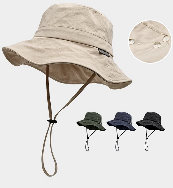 남녀고용 아웃도어 모자 방수 속건 사파리모자 여름 자외선차단 햇빛가리개 모자 등산모자