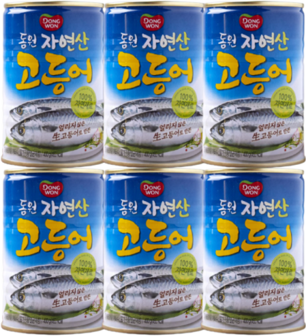 동원 자연산 고등어 통조림, 400g