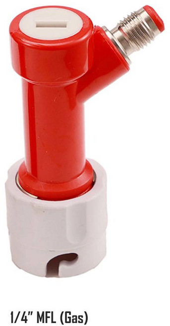 ABS 분리 플라스틱 MFL 맥주 액체 케그 디펜서 홈브루 가스 커넥터 핀 1/4 바브, 1개