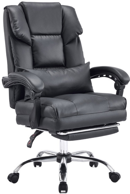 닷체어 캄모 침대형 발받침 무료쿠션 리클라이너 홈오피스 체어 학생용 컴퓨터 사무용 의자, 블랙