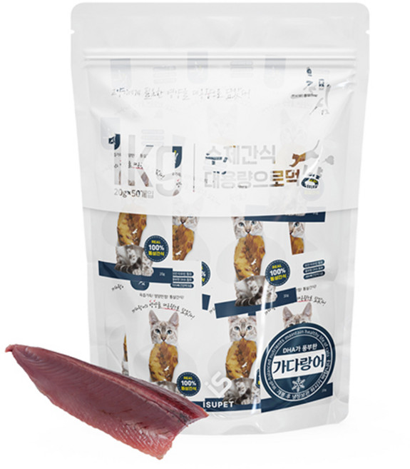 초심 캣 통살 가다랑어 1kg (20gx50p), 20g, 50개