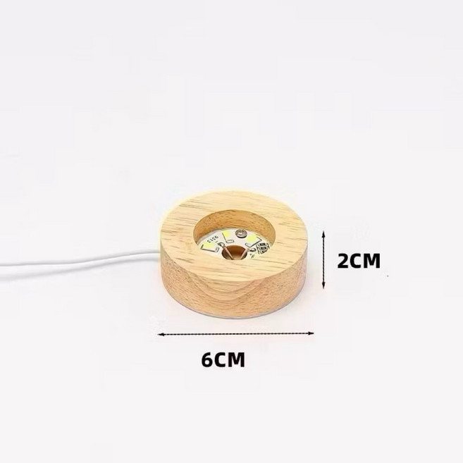 LED燈座 22款選擇 尺寸齊全 晶球燈座, 6cm圓型白光