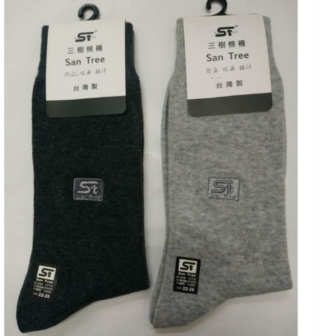 San Tree 三樹棉業 紳士襪薄 22-26