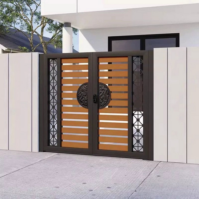 대문 제작 단독주택 알루미늄 주택대문 현관문 철대문 전원생활 알루미늄대문 게이트, 스타일 6, 1개, 기본 색상