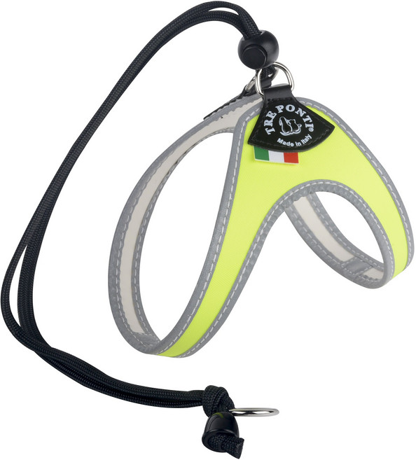 썬더펫 트레폰티 리버티 (스토퍼타입) 하네스 강아지 가슴줄 이탈리아 수제 명품, 1개, 라임