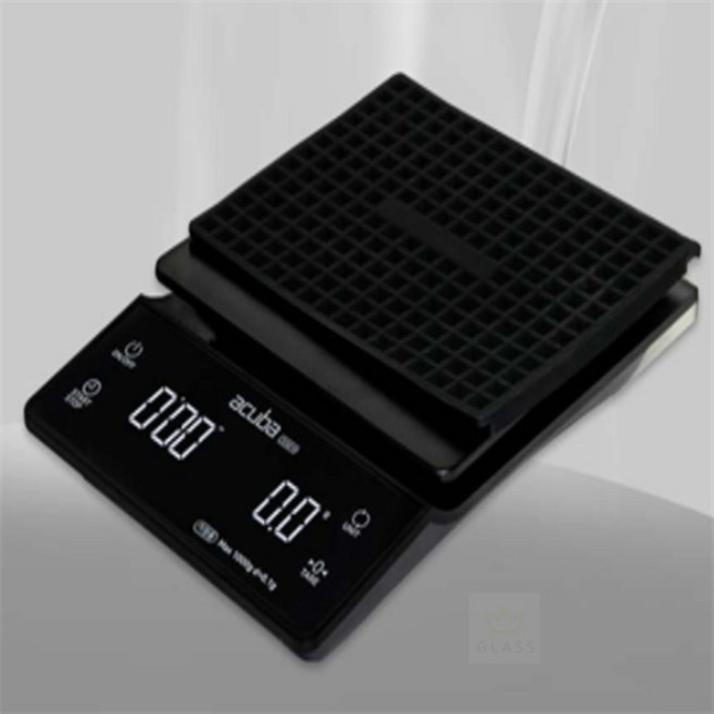 유리상 커피저울 1kg 가정 주방 업소 조리계량 전자저울, 화이트