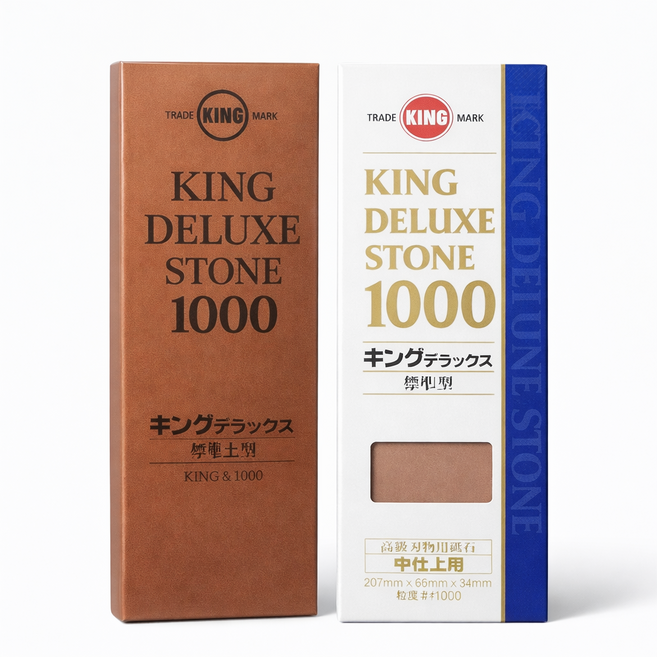 일식집 칼갈이 연마 숫돌 마츠나가 킹 디럭스 스톤 1000방 스케이트 가정용, 1개