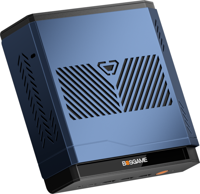 BOSGAME M6 HX370 미니 PC WiFi6E BT5.2 듀얼2.5G LAN 8K, WIN11 Pro, 1TB, 32GB, 푸른 색
