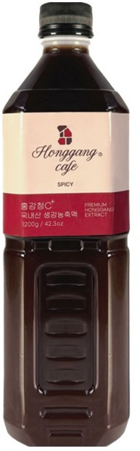 [마법의 생강 홍강] 홍강청C 플러스 대용량 카페 홍강청 탕비실 생강청, 1세트, 1개입, 1.2kg
