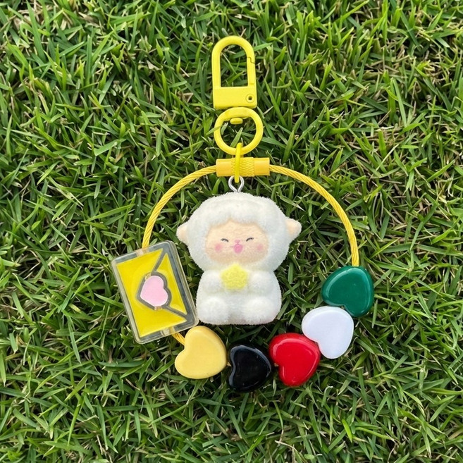 리베오 어린양 복음키링 키링만들기 복음팔찌, 1세트, 4색