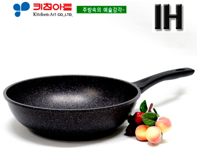 키친아트 슈프림스톤(은나노) 인덕션 궁중팬28CM, 28cm, 1개